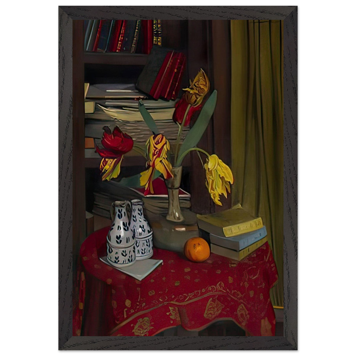 Tulipes Perroquet by Felix Vallotton, framed poster, view 2
