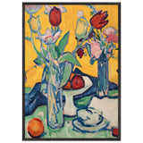 Tulips and Cups by Samuel Peploe, framed poster, view 3