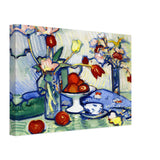 Tulips and Fruit by Samuel Peploe, canvas, view 2
