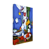 Tulips and Fruit by Samuel Peploe, canvas, view 2