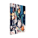 Tulips in a Brown Jar by Samuel Peploe, canvas, view 2