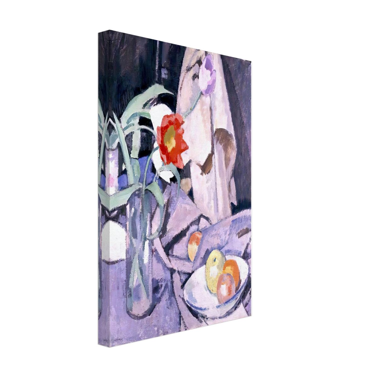 Tulips by Samuel Peploe, canvas, view 2