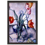 Tulips by Samuel Peploe, framed poster, view 2