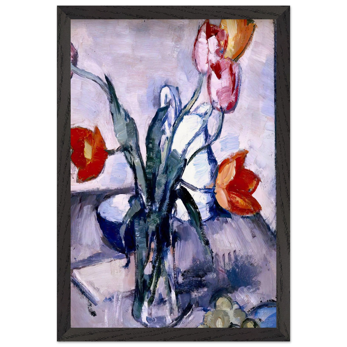 Tulips by Samuel Peploe, framed poster, view 2