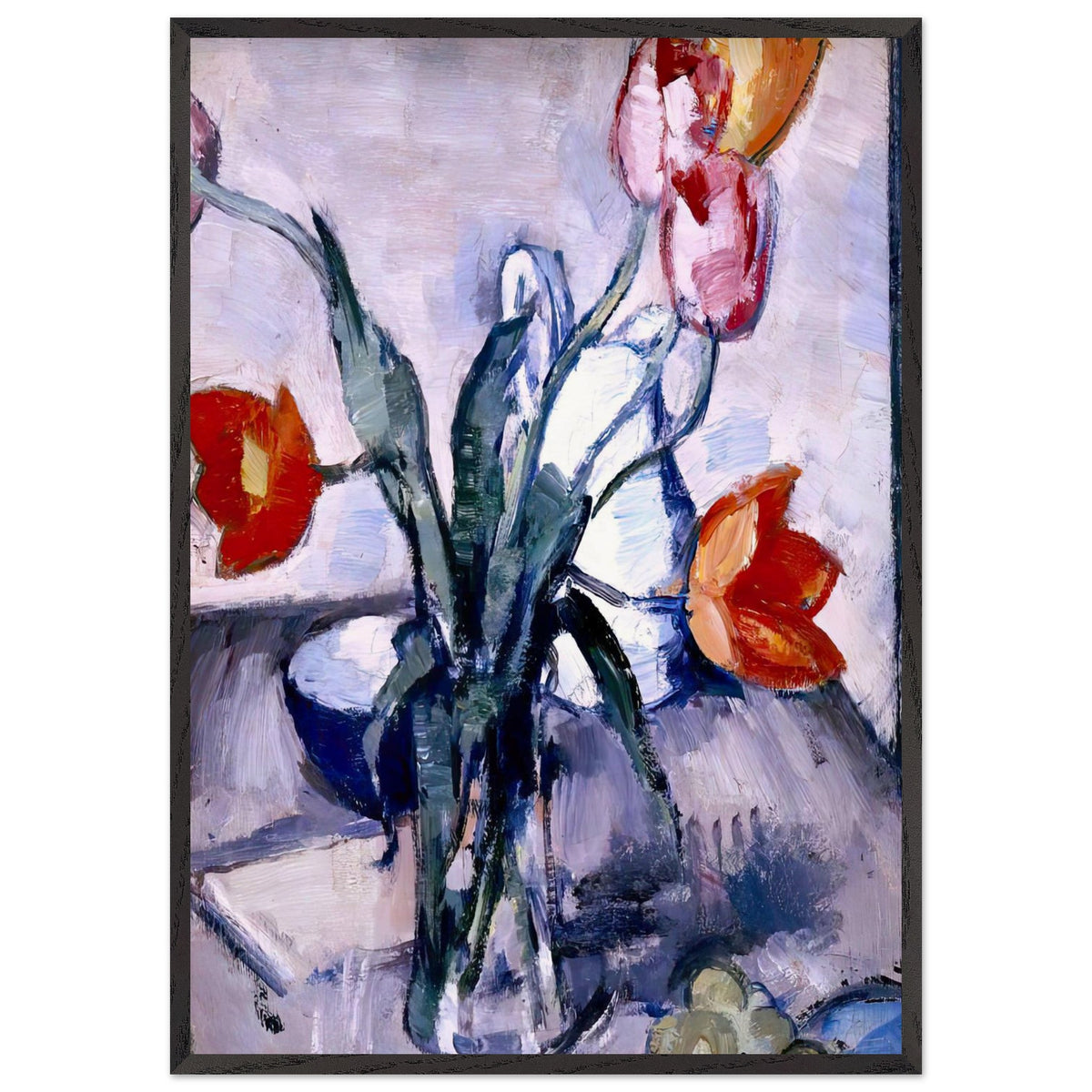 Tulips by Samuel Peploe, framed poster, view 3