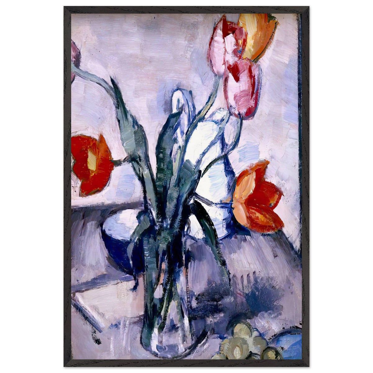 Tulips by Samuel Peploe, framed poster