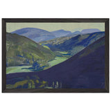 Tulola Valley by Nicholas Roerich, framed poster, view 2