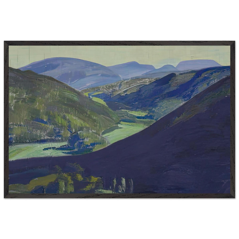 Tulola Valley by Nicholas Roerich, framed poster