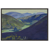 Tulola Valley by Nicholas Roerich, framed poster