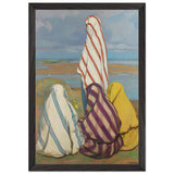 Turk Women on the Shore of Danube by Constantin Artachino, framed poster, view 2