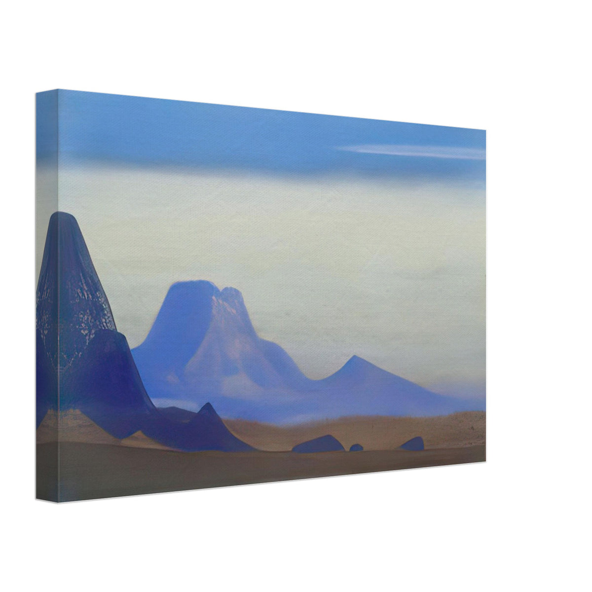 Turkestan [Mountain Silence] by Nicholas Roerich, canvas, view 2