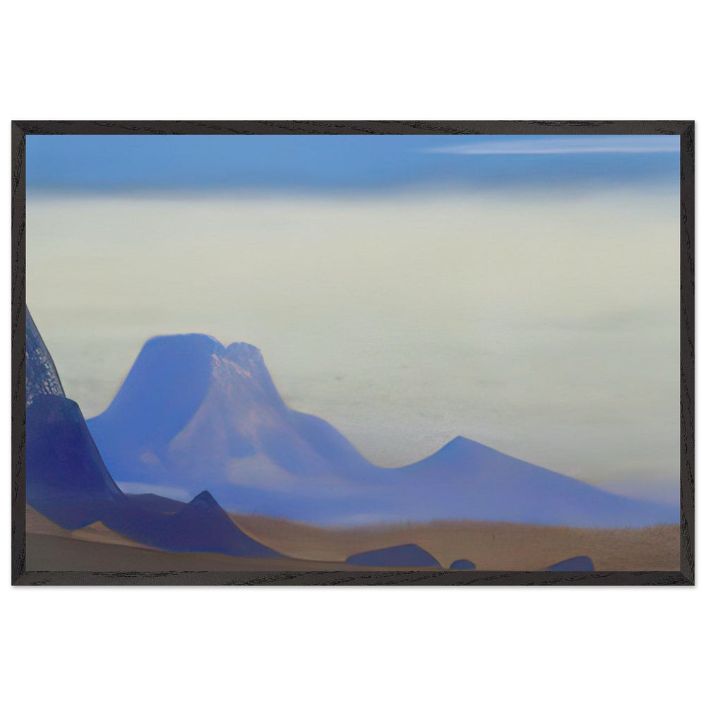 Turkestan [Mountain Silence] by Nicholas Roerich, framed poster