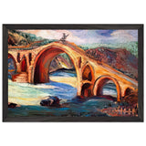 Turski Bridge by Nadezda Petrovic, framed poster, view 2