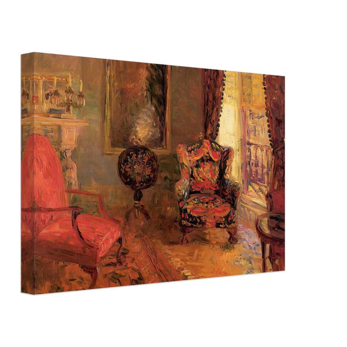 Twenty-Three Fifth Avenue, Interior by William James Glackens, canvas, view 2