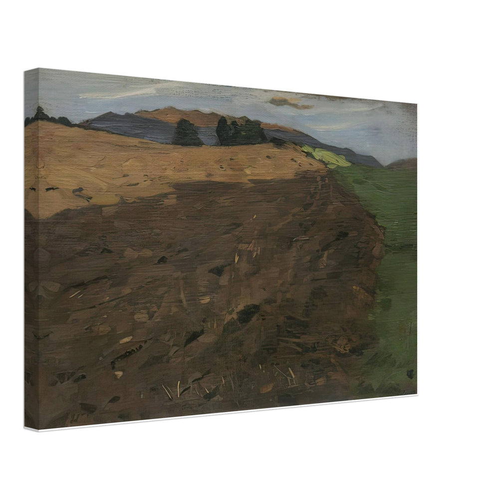Tyrolean Landscape. Study for Der Sämann by Albin Egger-Lienz, canvas