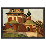 Uglich. Church of Prince Dmitry by Nicholas Roerich, framed poster, view 2