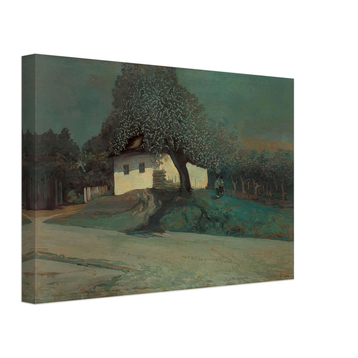 Українська хата (Ukrainian Cottage) by Trush Ivan Ivanovych, canvas, view 2