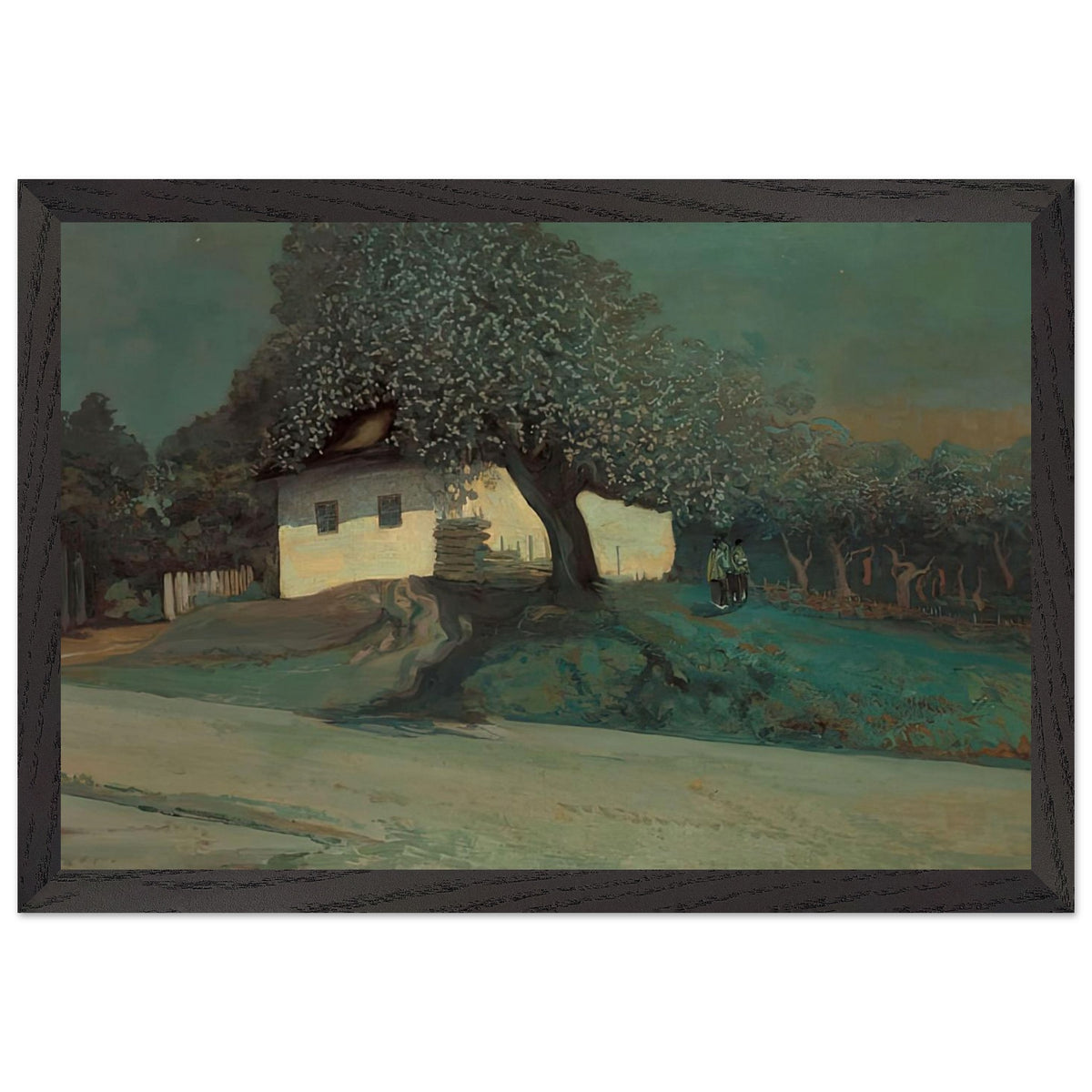 Українська хата (Ukrainian Cottage) by Trush Ivan Ivanovych, framed poster, view 2