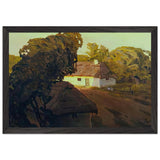 Ukrainian Landscape by Nicholas Roerich, framed poster, view 2