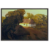 Ukrainian Landscape by Nicholas Roerich, framed poster