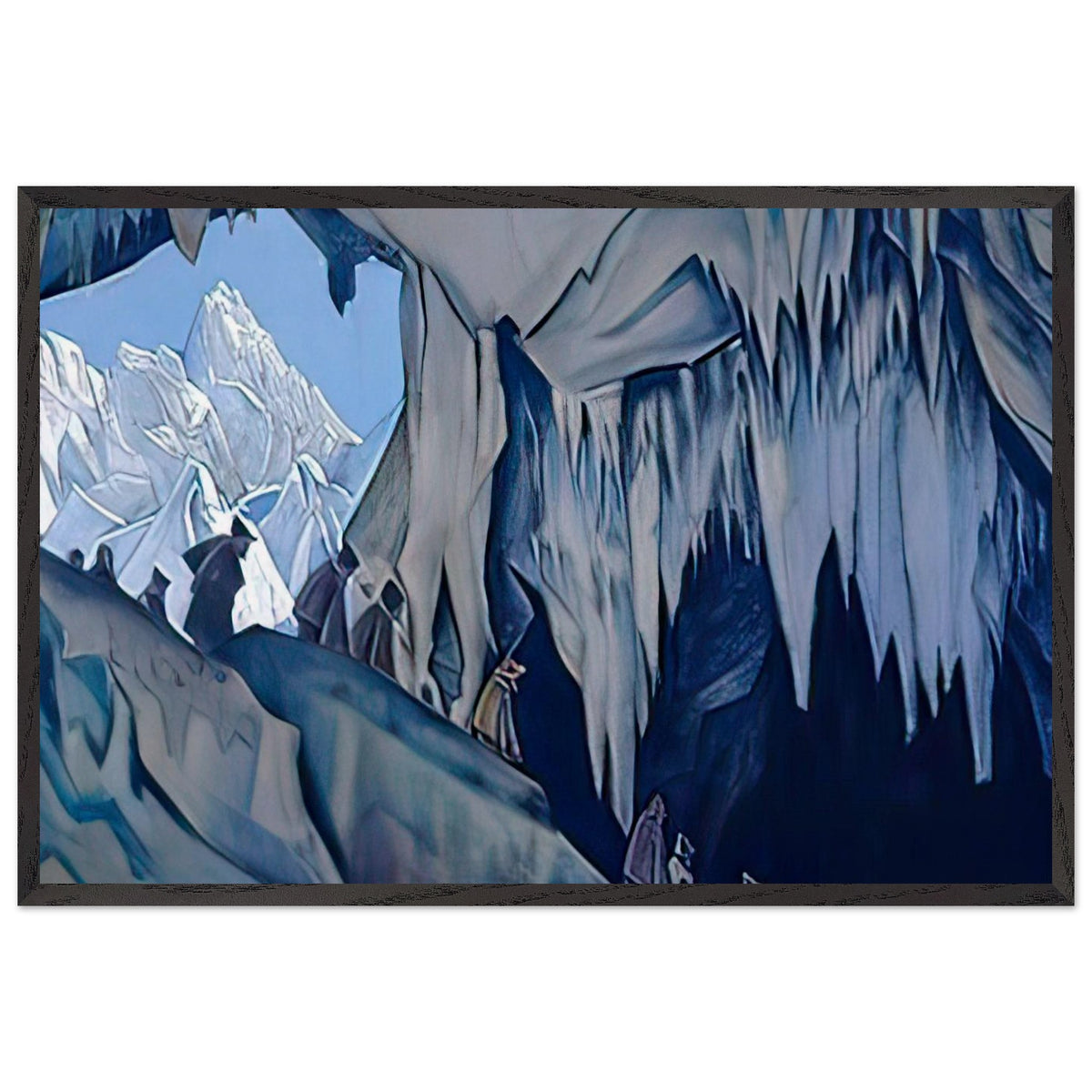 Underground Chud by Nicholas Roerich, framed poster