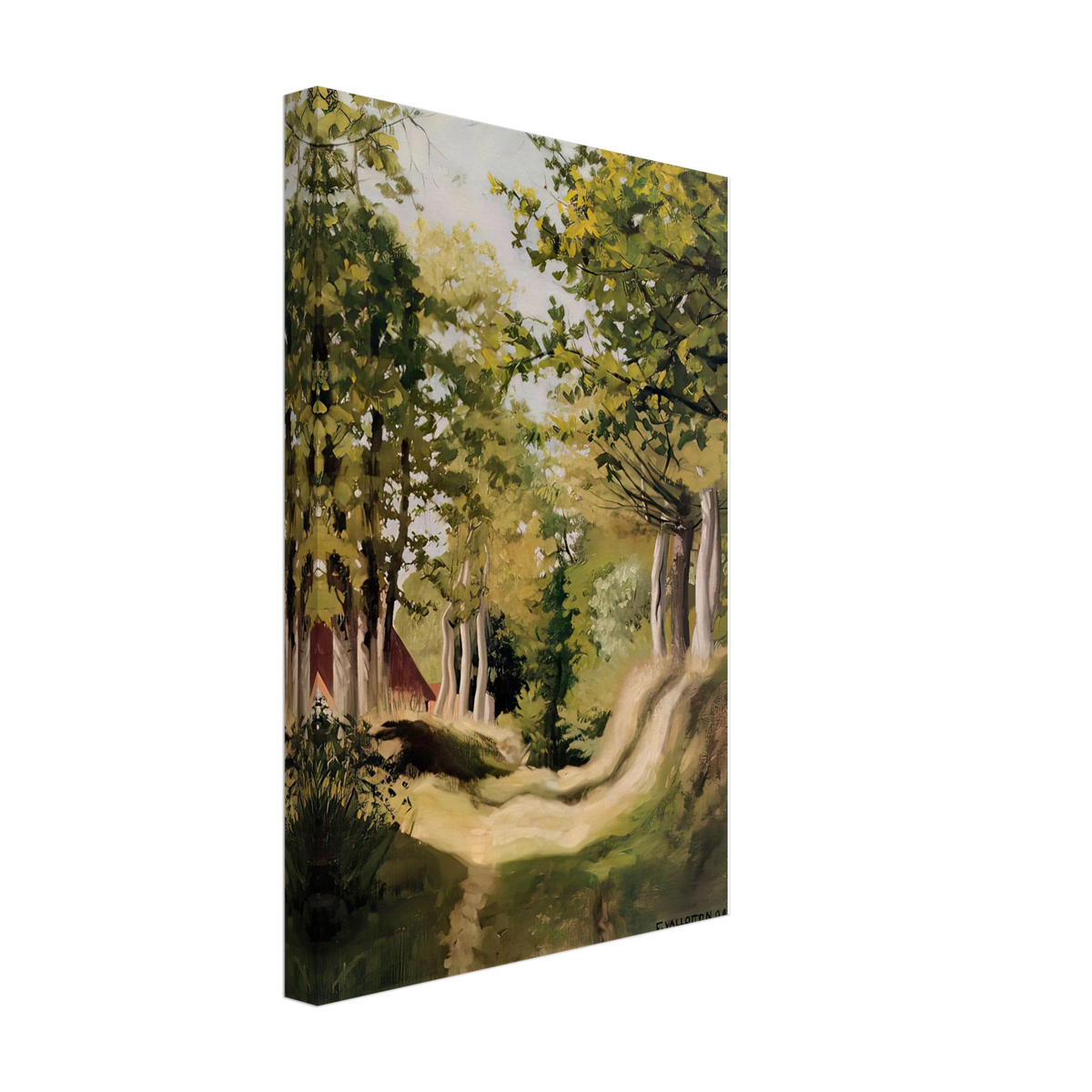 Undergrowth by Felix Vallotton, canvas, view 2