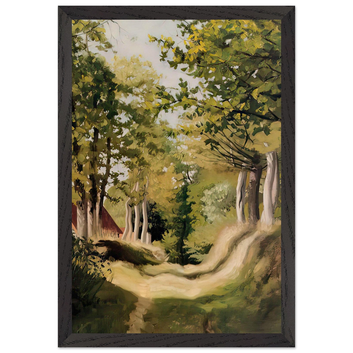 Undergrowth by Felix Vallotton, framed poster, view 2