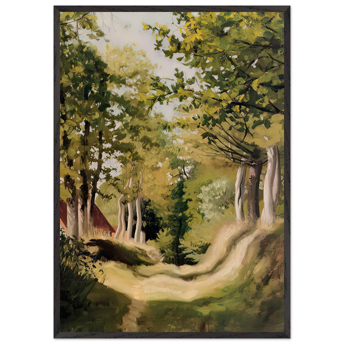 Undergrowth by Felix Vallotton, framed poster, view 3