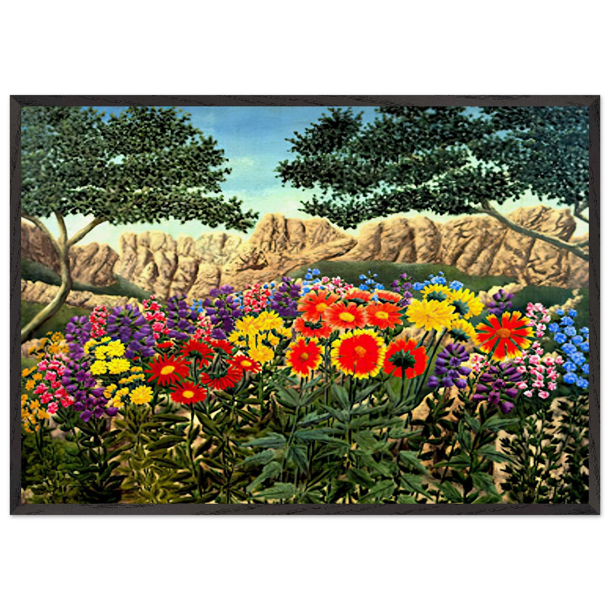 Untitled by Andre Bauchant, framed poster, view 3