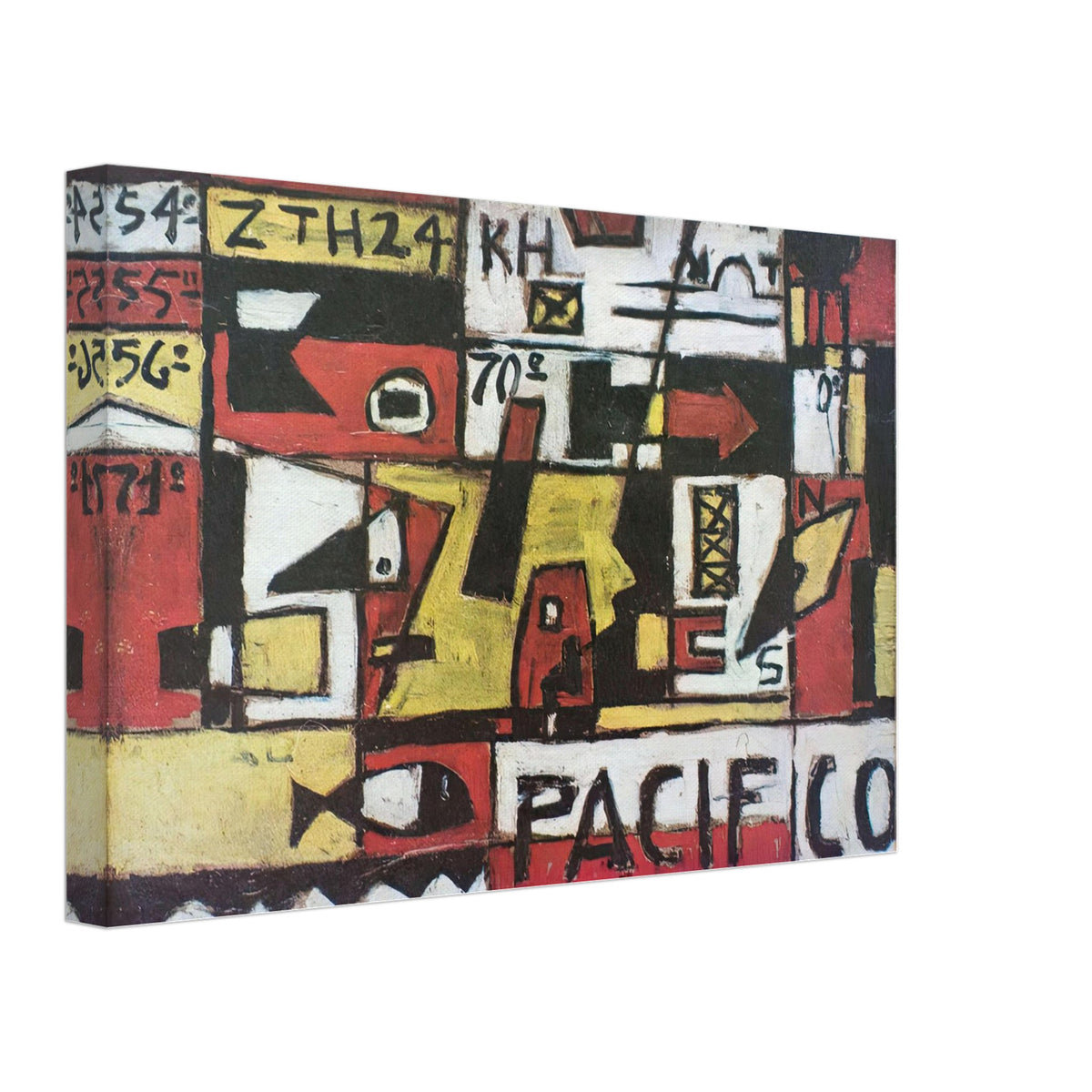 Untitled by Joaquin Torres Garcia, canvas, view 2