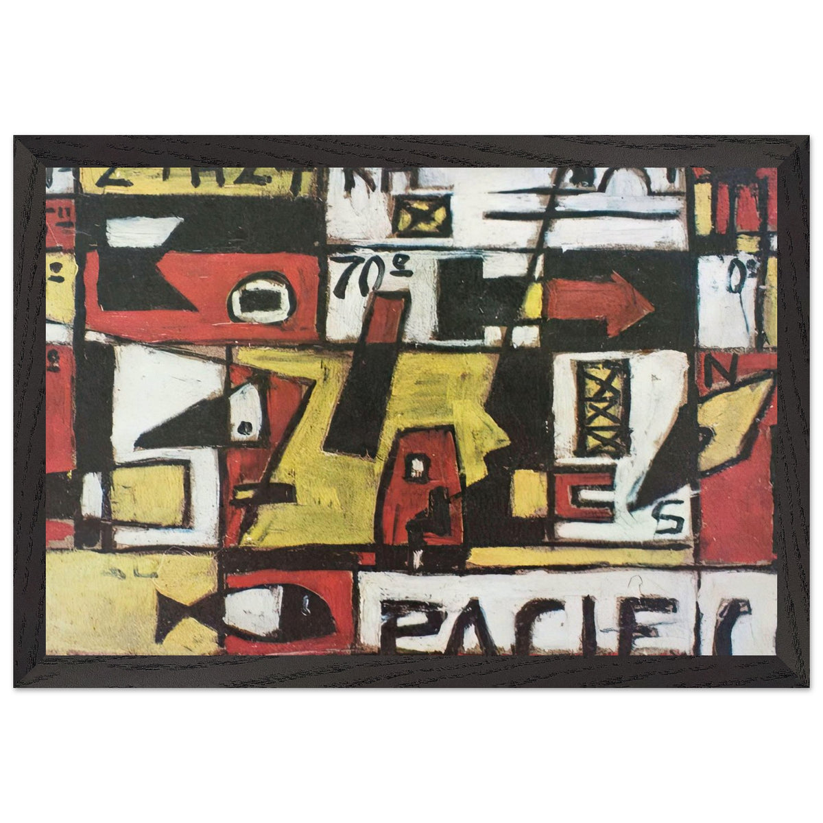 Untitled by Joaquin Torres Garcia, framed poster, view 2