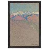 Untitled (Mountain Landscape) by Violet Oakley, framed poster, view 2