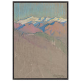 Untitled (Mountain Landscape) by Violet Oakley, framed poster, view 3