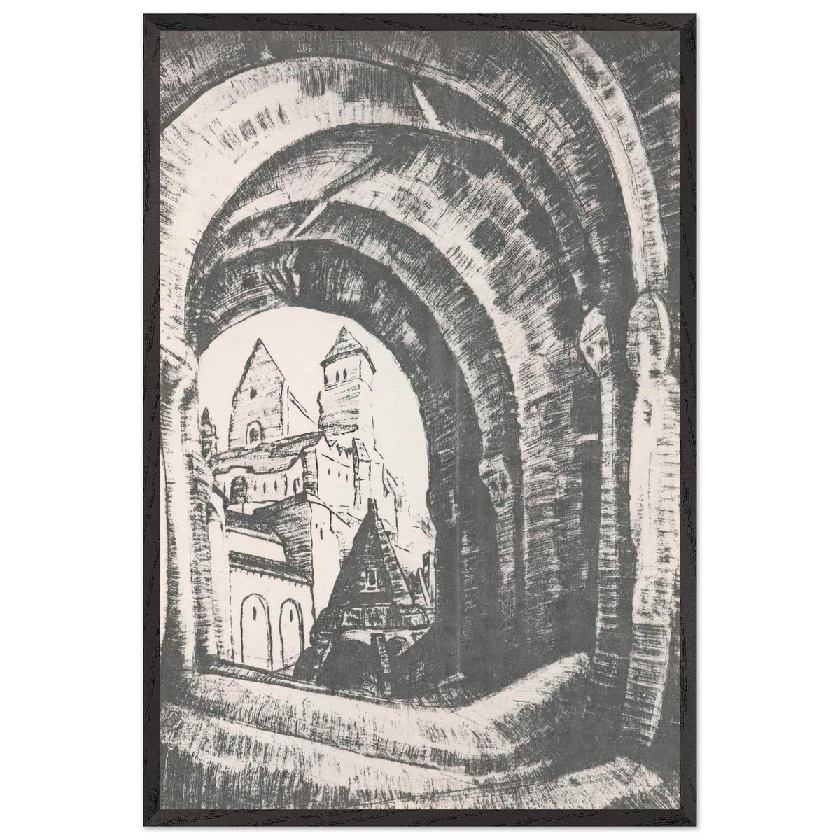 Untitled by Nicholas Roerich, framed poster