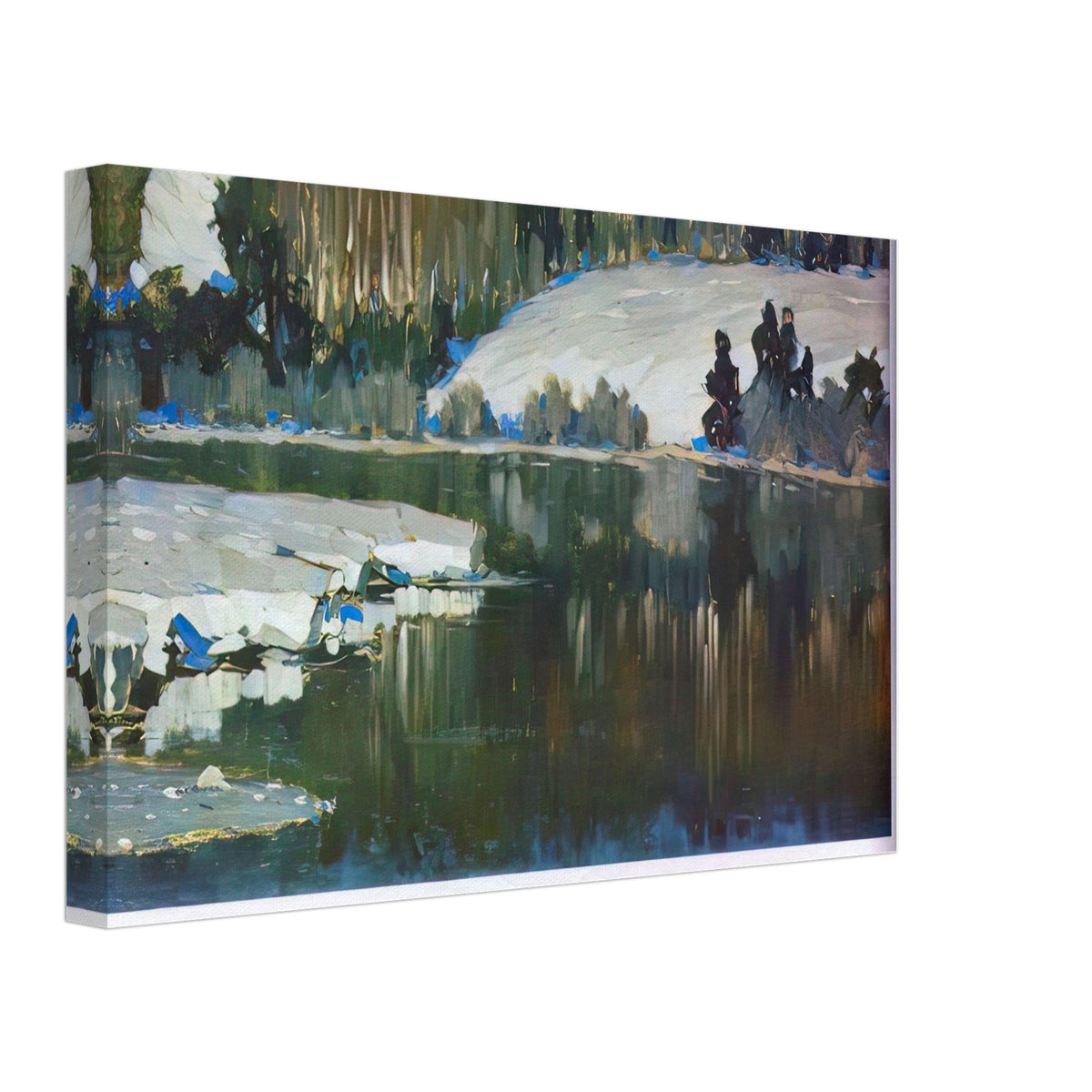 Untitled by Vilhelms Purvitis, canvas, view 2
