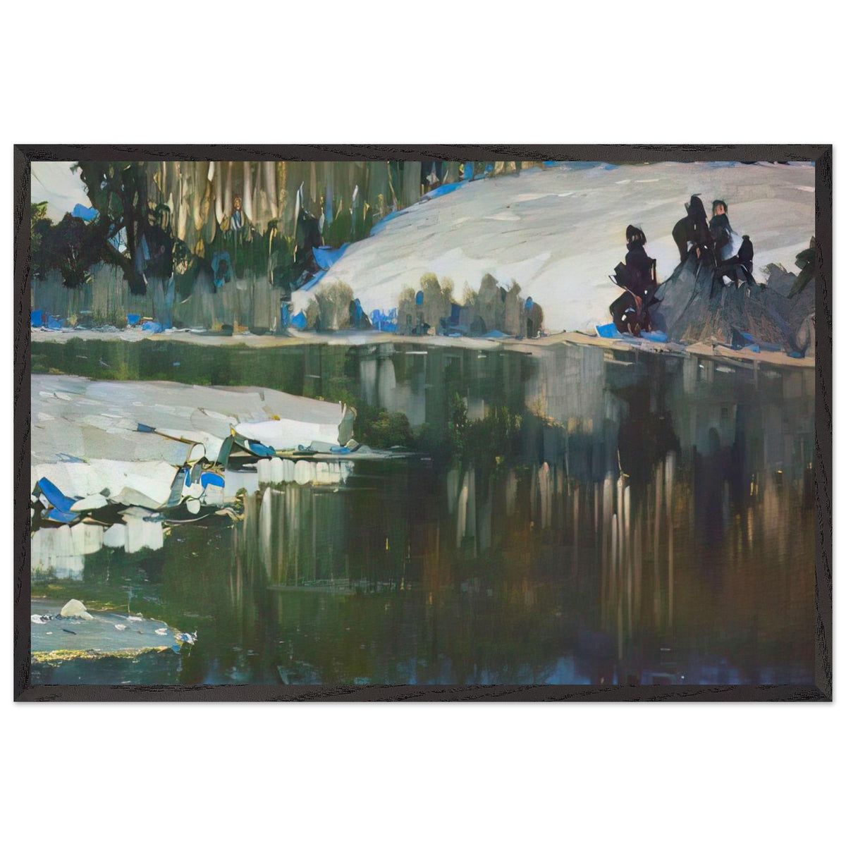 Untitled by Vilhelms Purvitis, framed poster