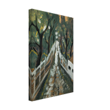 Út a Fák Között by Scheiber Hugó, canvas, view 2