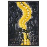 Utca Éjjel by Scheiber Hugó, framed poster