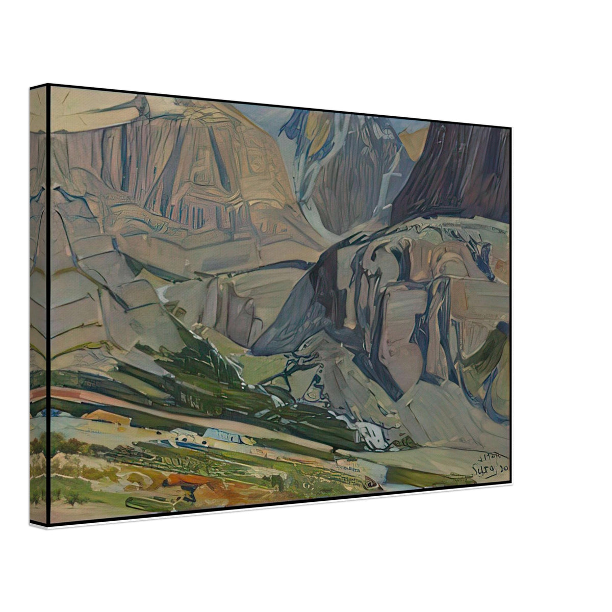 Valley and Stream, Oesa Trail, Lake O Hara by J. E. H. MacDonald, canvas
