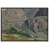 Valley and Stream, Oesa Trail, Lake O Hara by J. E. H. MacDonald, framed poster, view 3