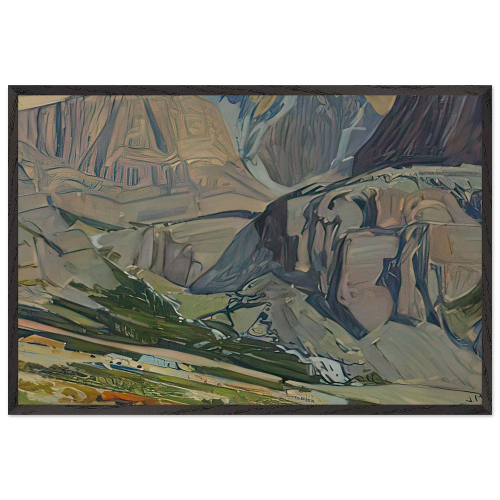 Valley and Stream, Oesa Trail, Lake O Hara by J. E. H. MacDonald, framed poster