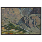 Valley and Stream, Oesa Trail, Lake O Hara by J. E. H. MacDonald, framed poster