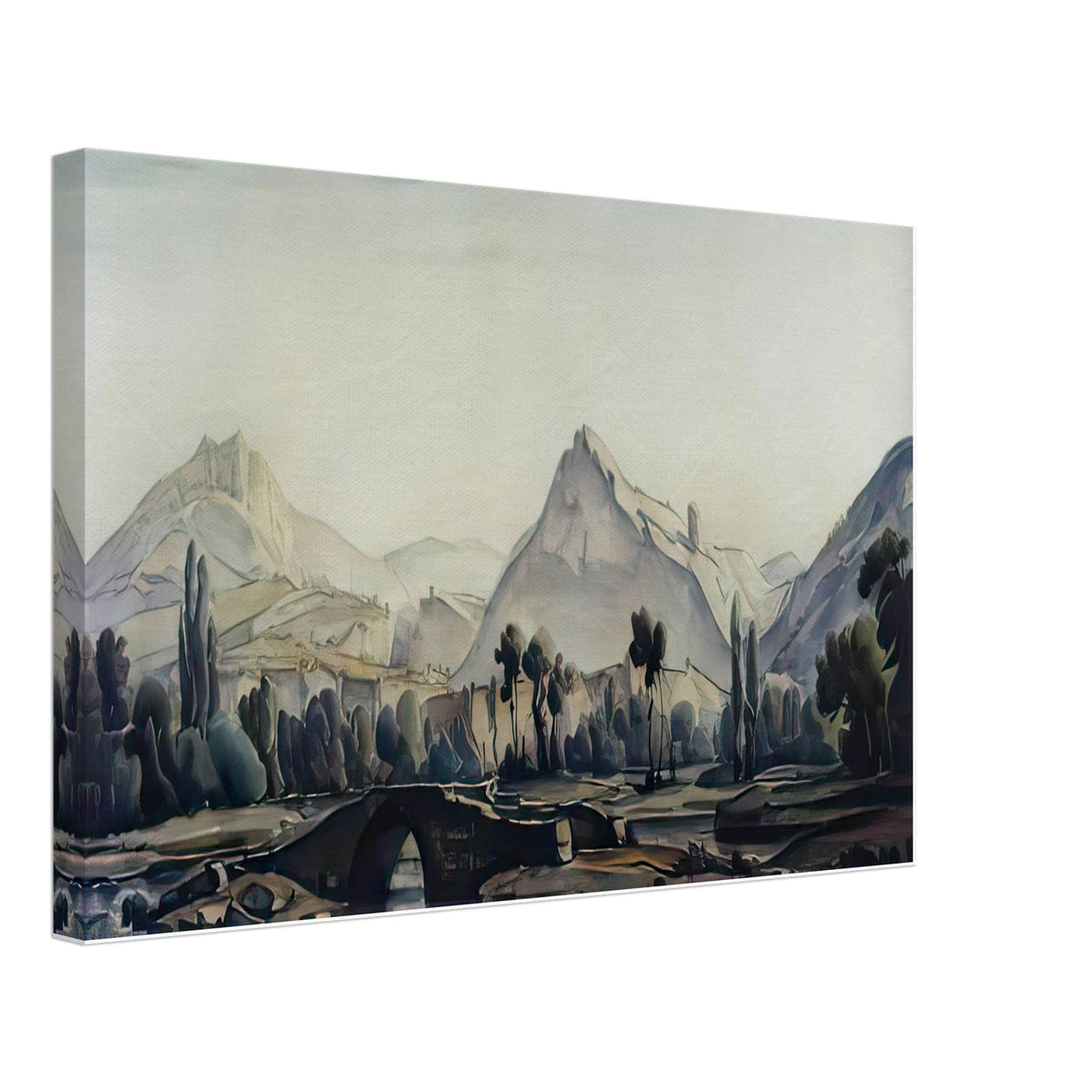 Valley by Konstantin Bogaevsky, canvas