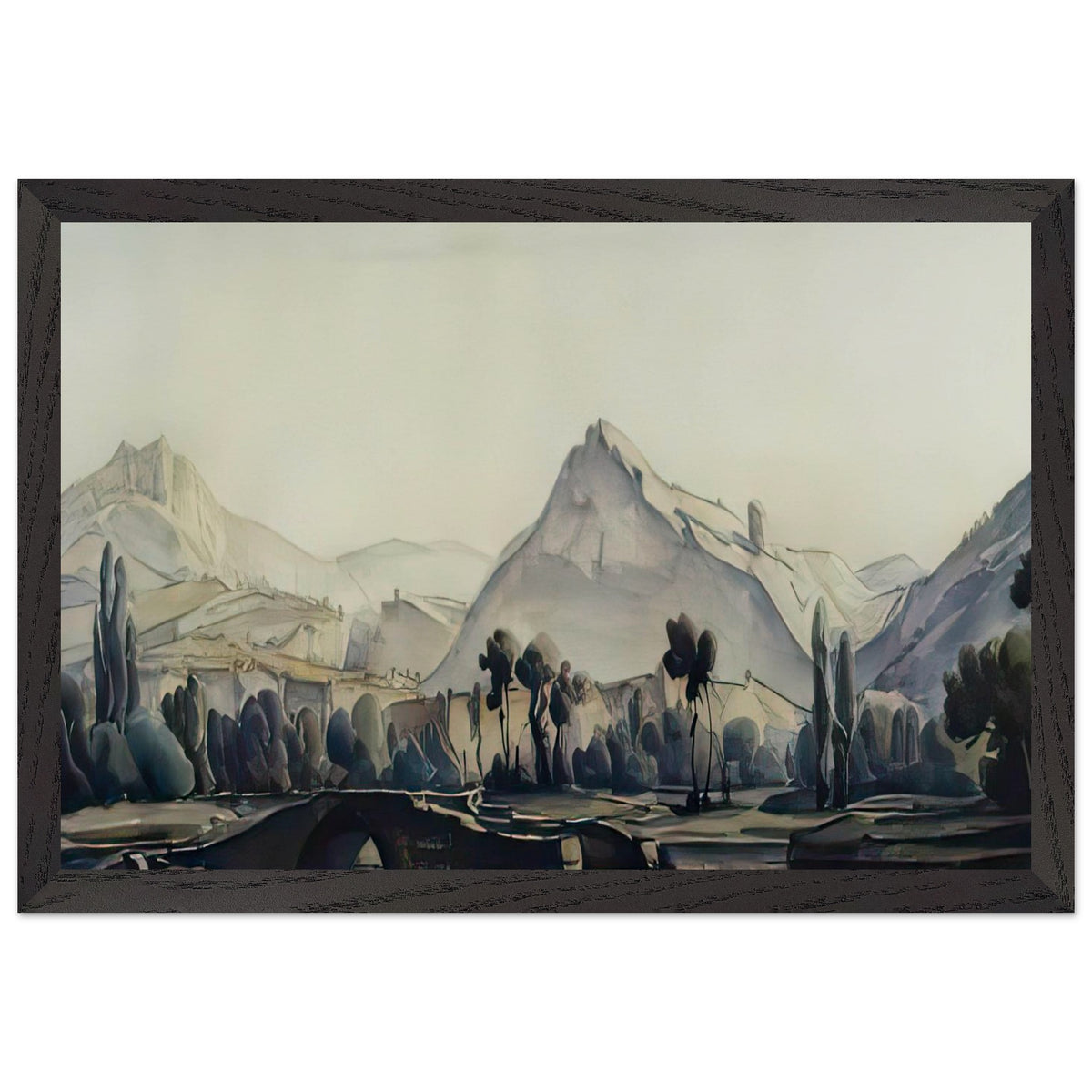 Valley by Konstantin Bogaevsky, framed poster, view 2