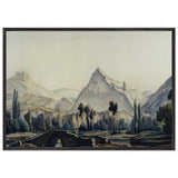 Valley by Konstantin Bogaevsky, framed poster, view 3