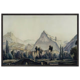 Valley by Konstantin Bogaevsky, framed poster