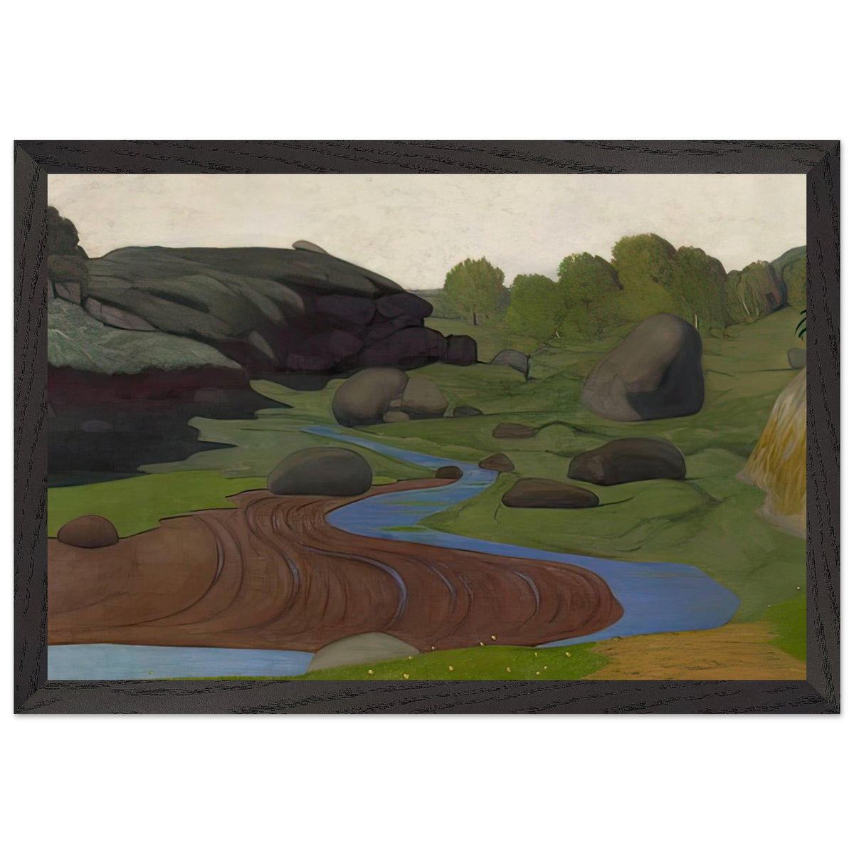 Vallon breton by Felix Vallotton, framed poster, view 2
