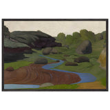 Vallon breton by Felix Vallotton, framed poster