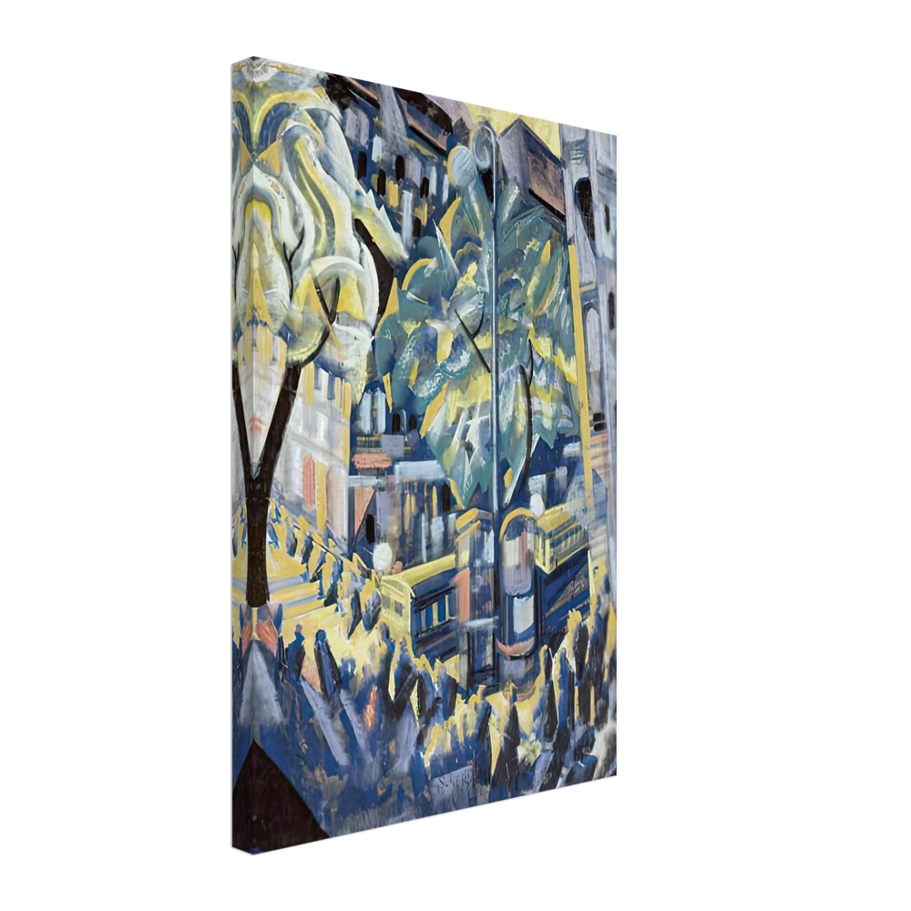 Város Fénye 1920 by Scheiber Hugó, canvas