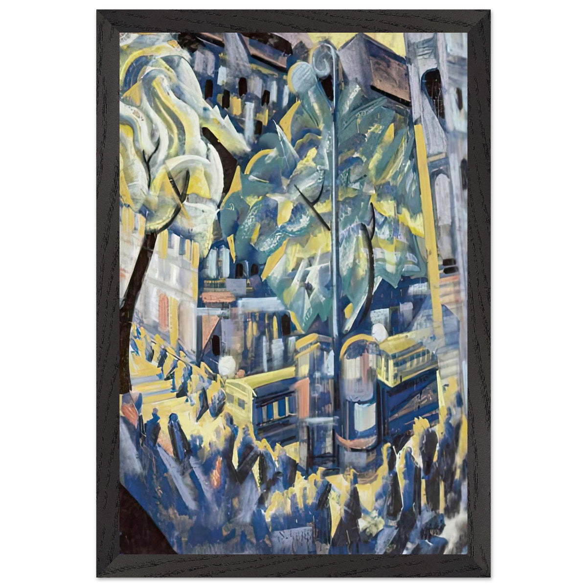 Város Fénye 1920 by Scheiber Hugó, framed poster, view 2